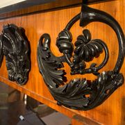 Miroir Empire, Acajou, Décor Sculpté Ébène, Sud de l'Allemagne, vers 1810