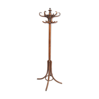 Coat rack parrot curved wood 1900