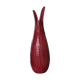 Scandinavian red ceramic vase by gunnar nylund for rorstrand - 1960