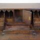 Antique subtle English secretaire from the early 19th century