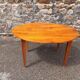 Table de ferme ovale 130 cm