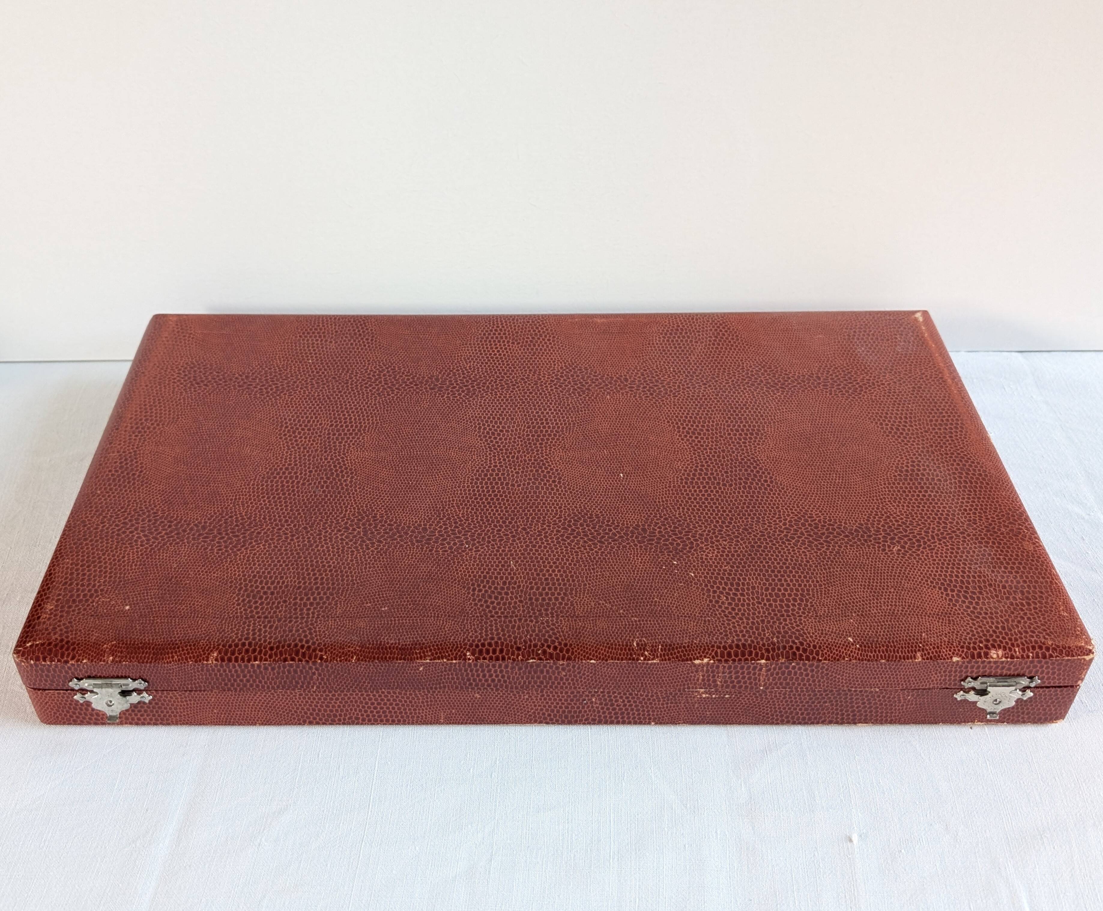 Art Deco silver-plated fish service