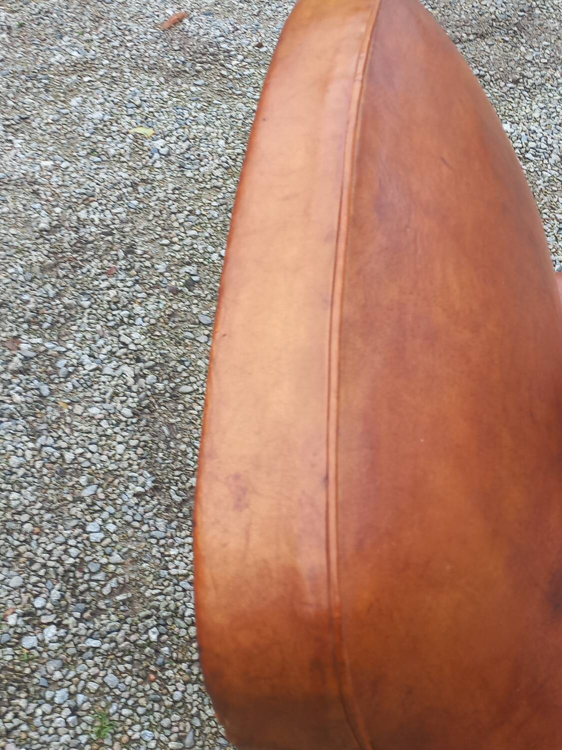 Art deco leather club chair from the 1930s
