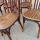 Suite de 6 chaises de Bistrot Baumann années 1930