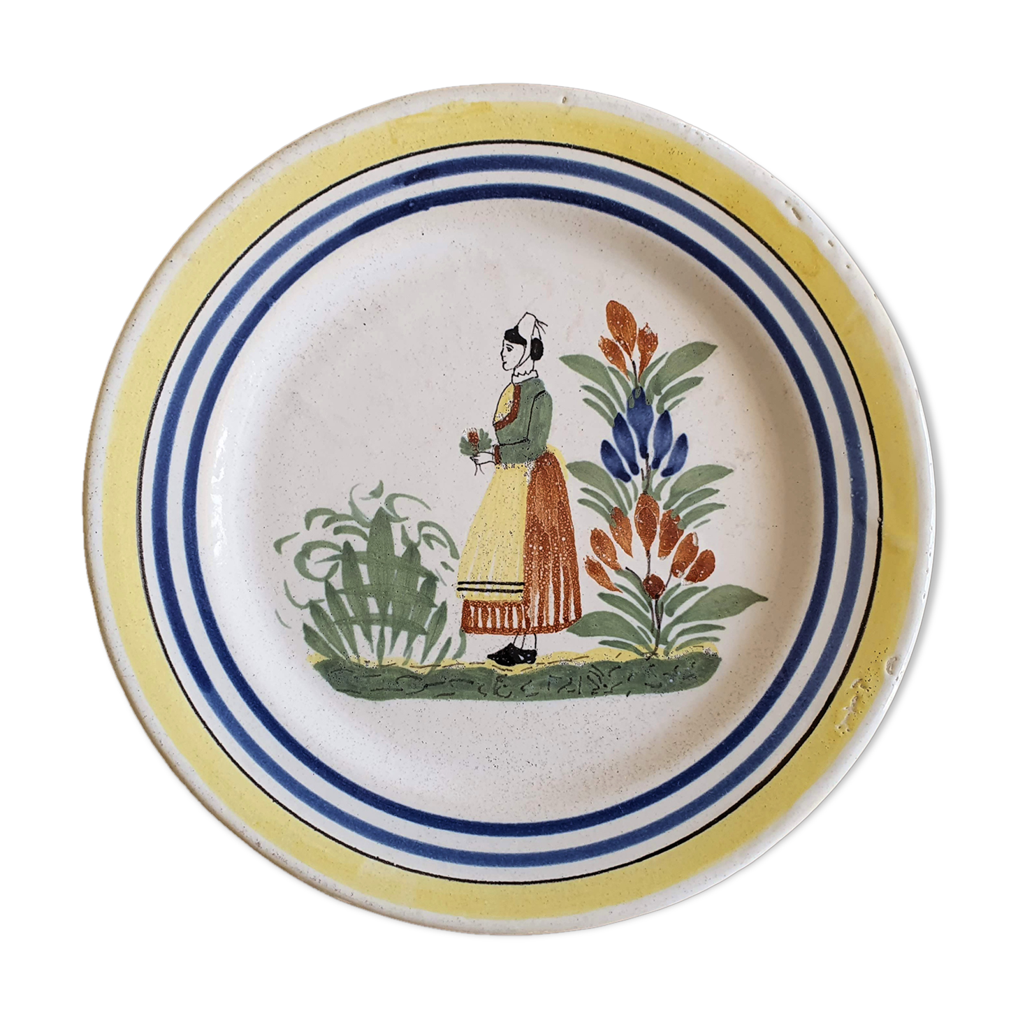 Quimper Henriot plate