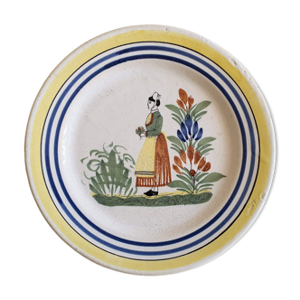 Quimper Henriot plate