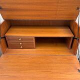 Vintage teak shelf/secretary