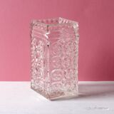 Mid-Century Pressed Glass Vase by Adolf Matura, Czech Repulic / 1970