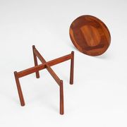 Table tray sculpturale Jens Quistgaard en teck Danemark 1960