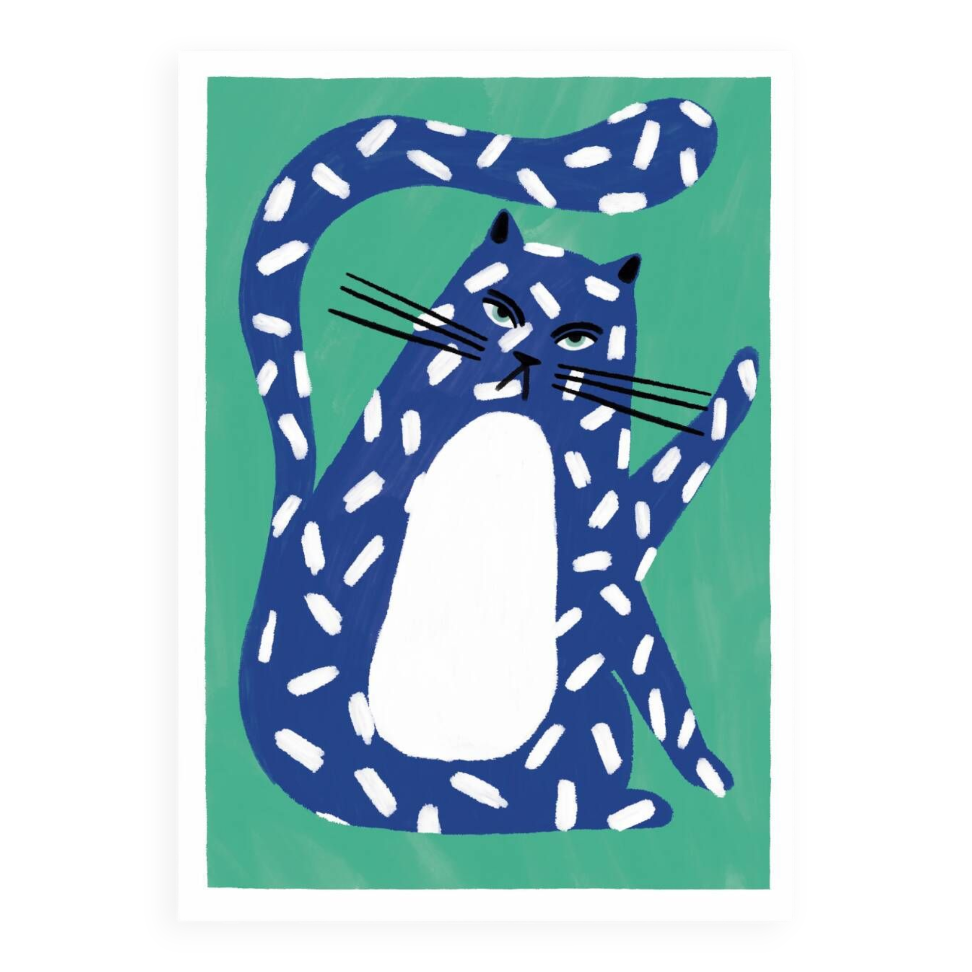 The cat - a4 illustration