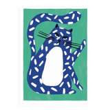 The cat - a4 illustration