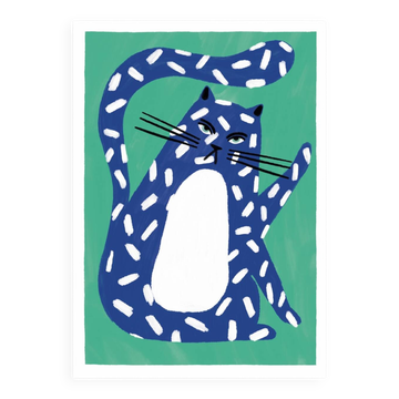 Le chat - illustration a4