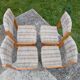 4 Scandinavian chairs, 1970-80