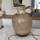 Very large glazed ceramic lamp W. Germany