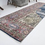 Navy Blue Vintage Runner Rug, 75x231Cm SK 6884