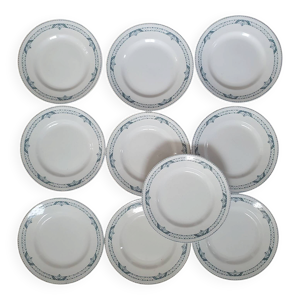 10 assiettes terre de - fer