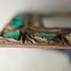 Mirror resin years 60 - 29X36cm