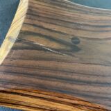 Turned wooden pocket tray