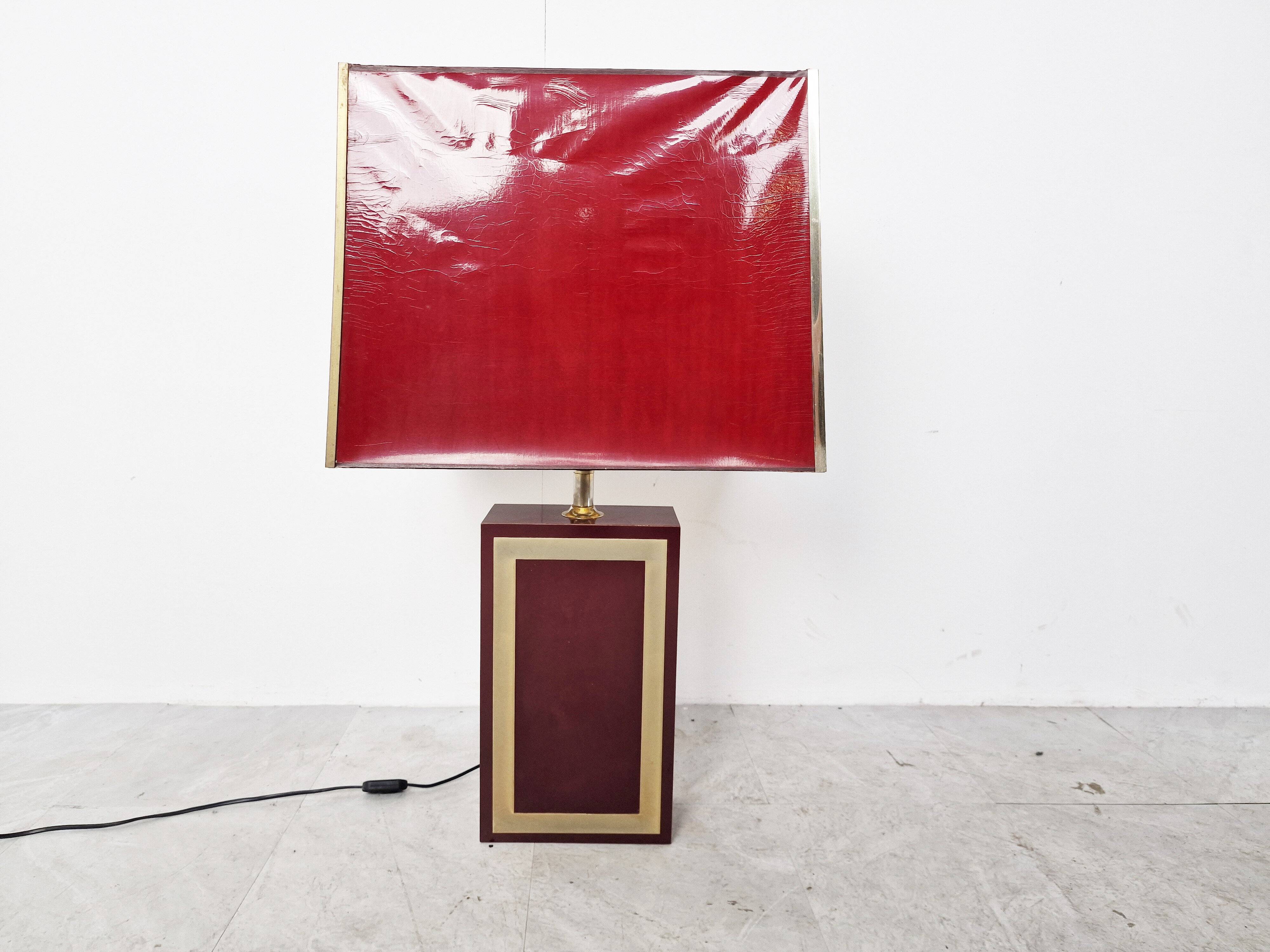 XXL table lamp by Maison Le Dauphin, 1970s