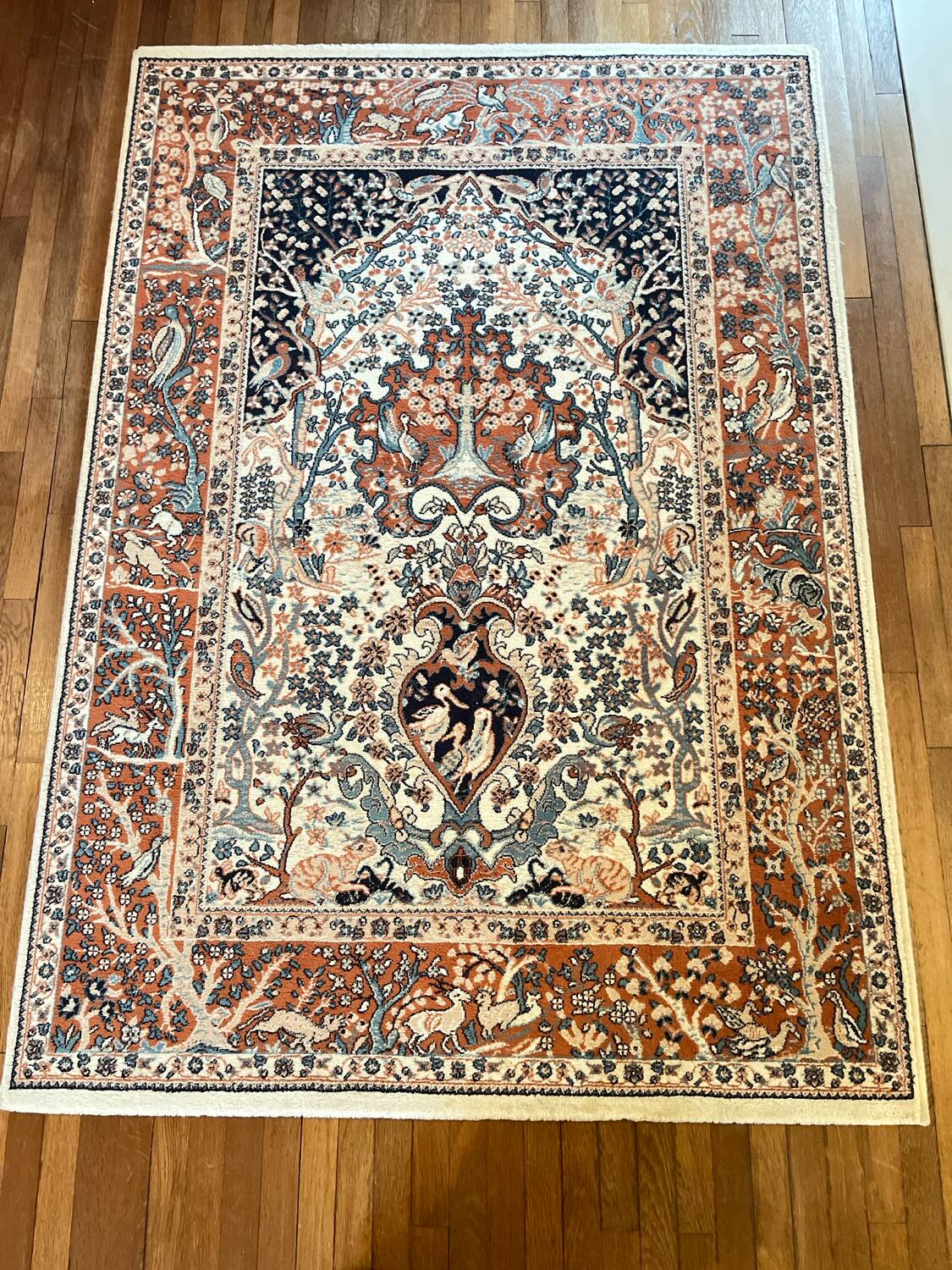 Wool rug Anatolia collection Eastern medal