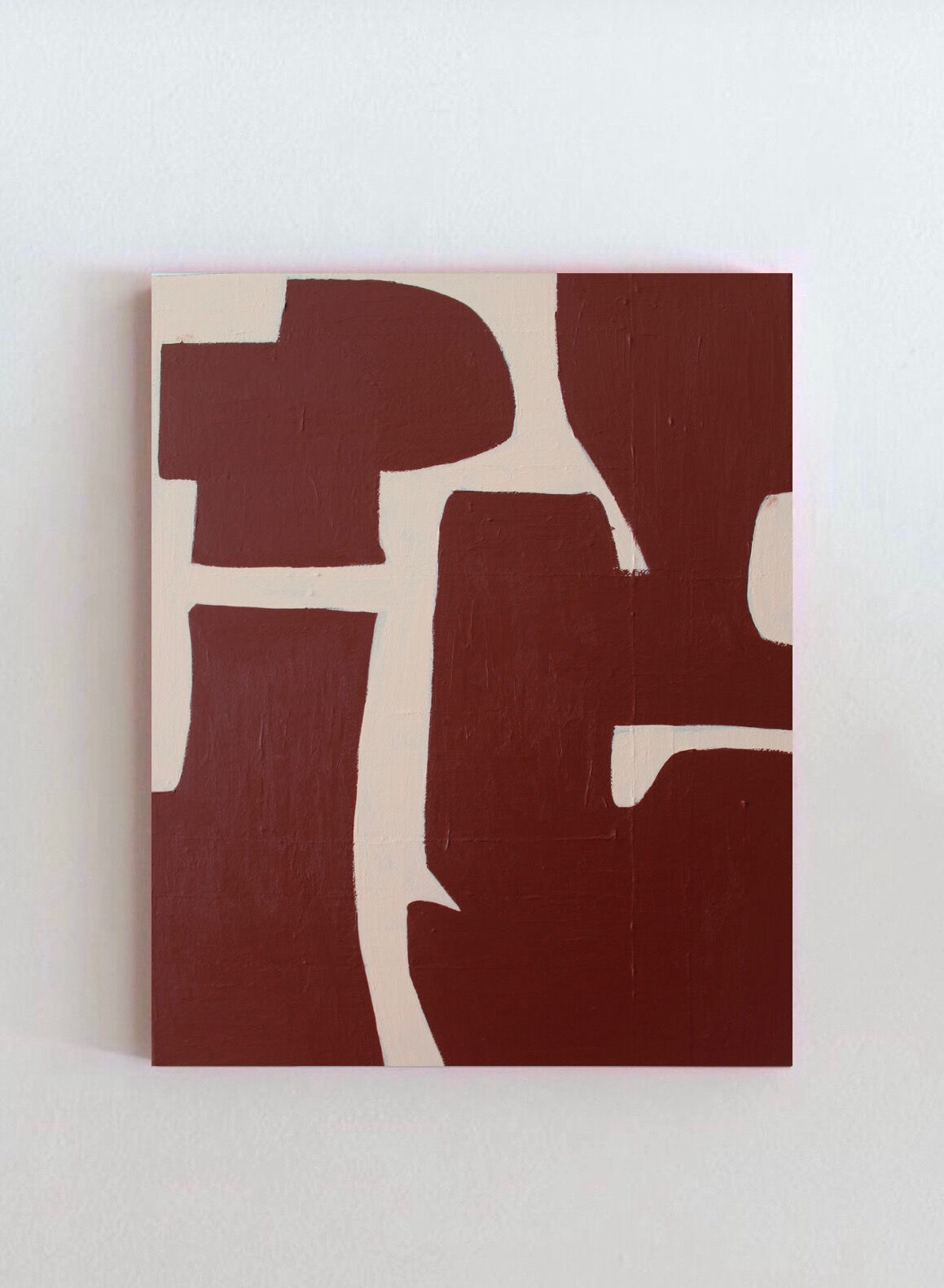 Organic abstract Bordeaux No. 1
