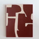 Organic abstract Bordeaux No. 1