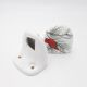 Poignées patères porcelaine oiseau rouge