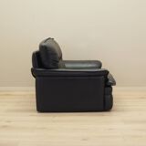 Leather armchair, Italian design, 1960s, production: Italy