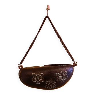 Kashkul Coco De Mer Islamic Begging Bowl Iran, 19th Century