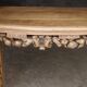 Exceptional oak serving console (18th century). Magnificent work