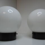 Pair of globe balls vintage