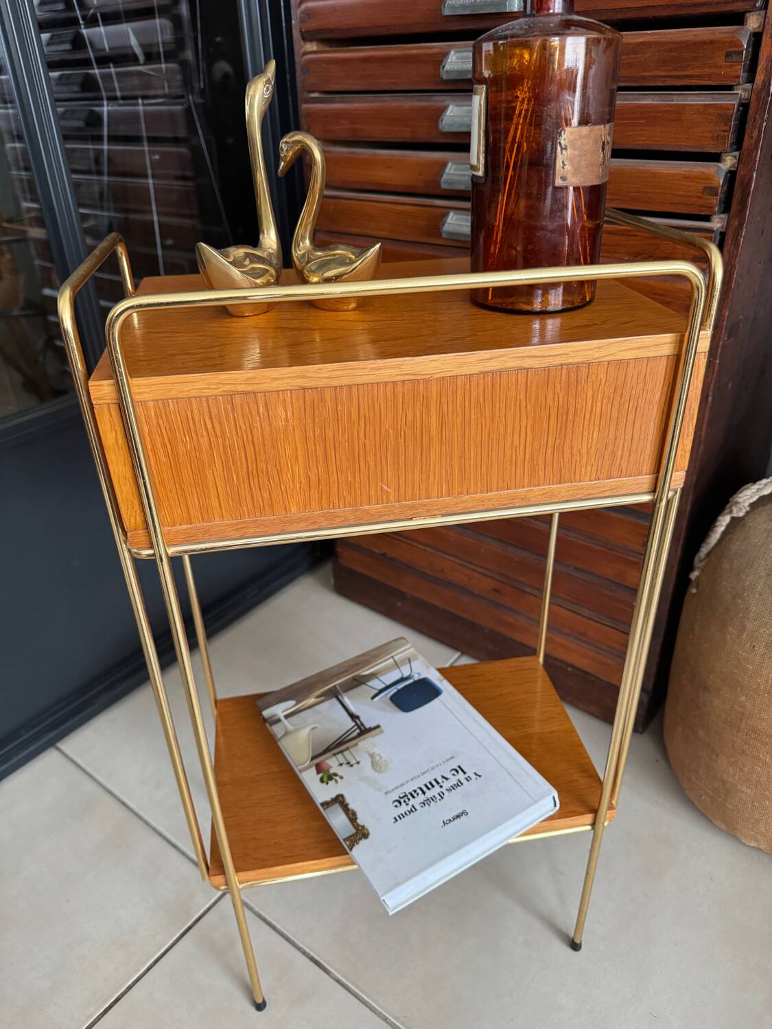 Vintage sofa or bedside table