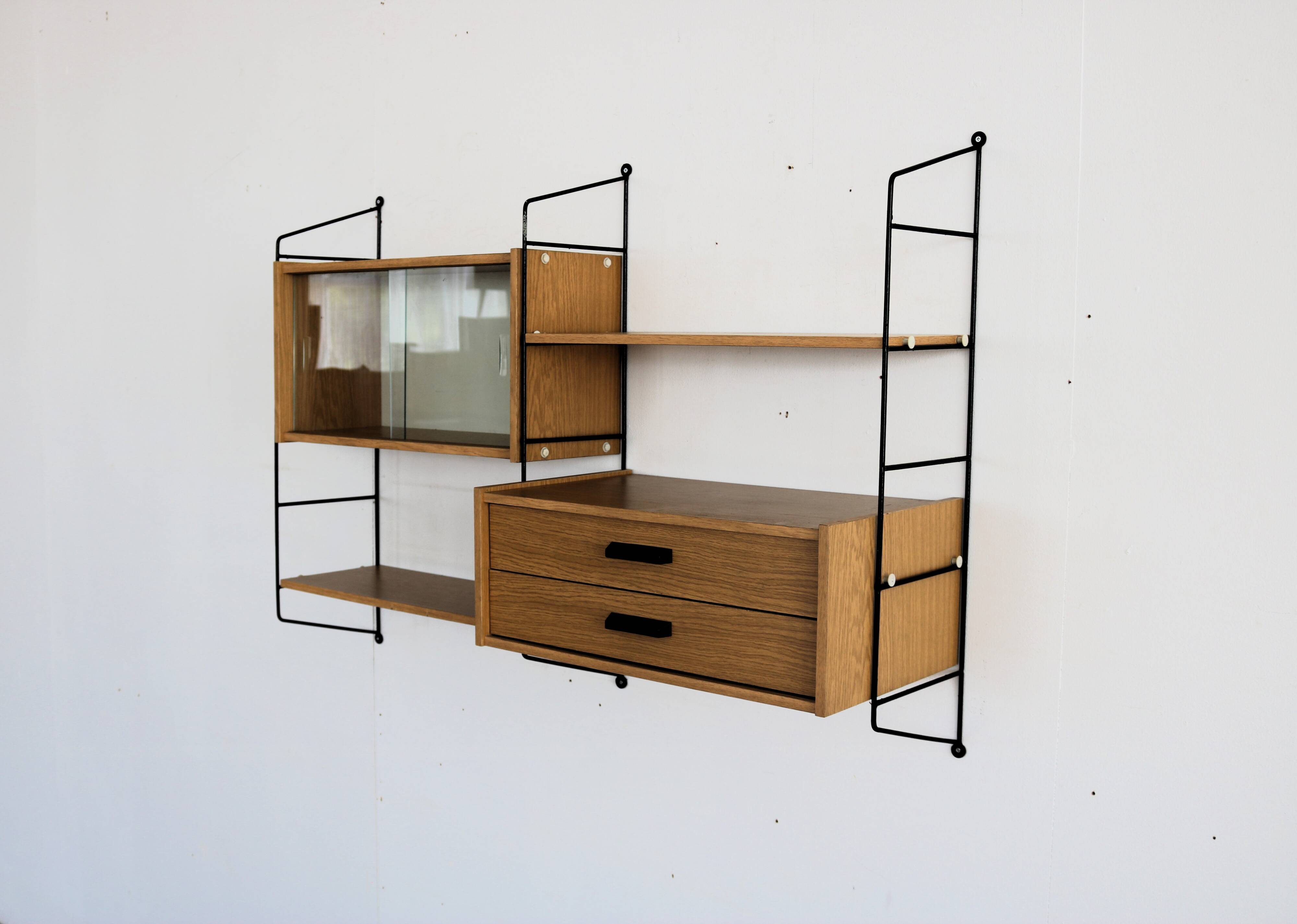 vintage wall rack | wall system | 1960s | Swedish