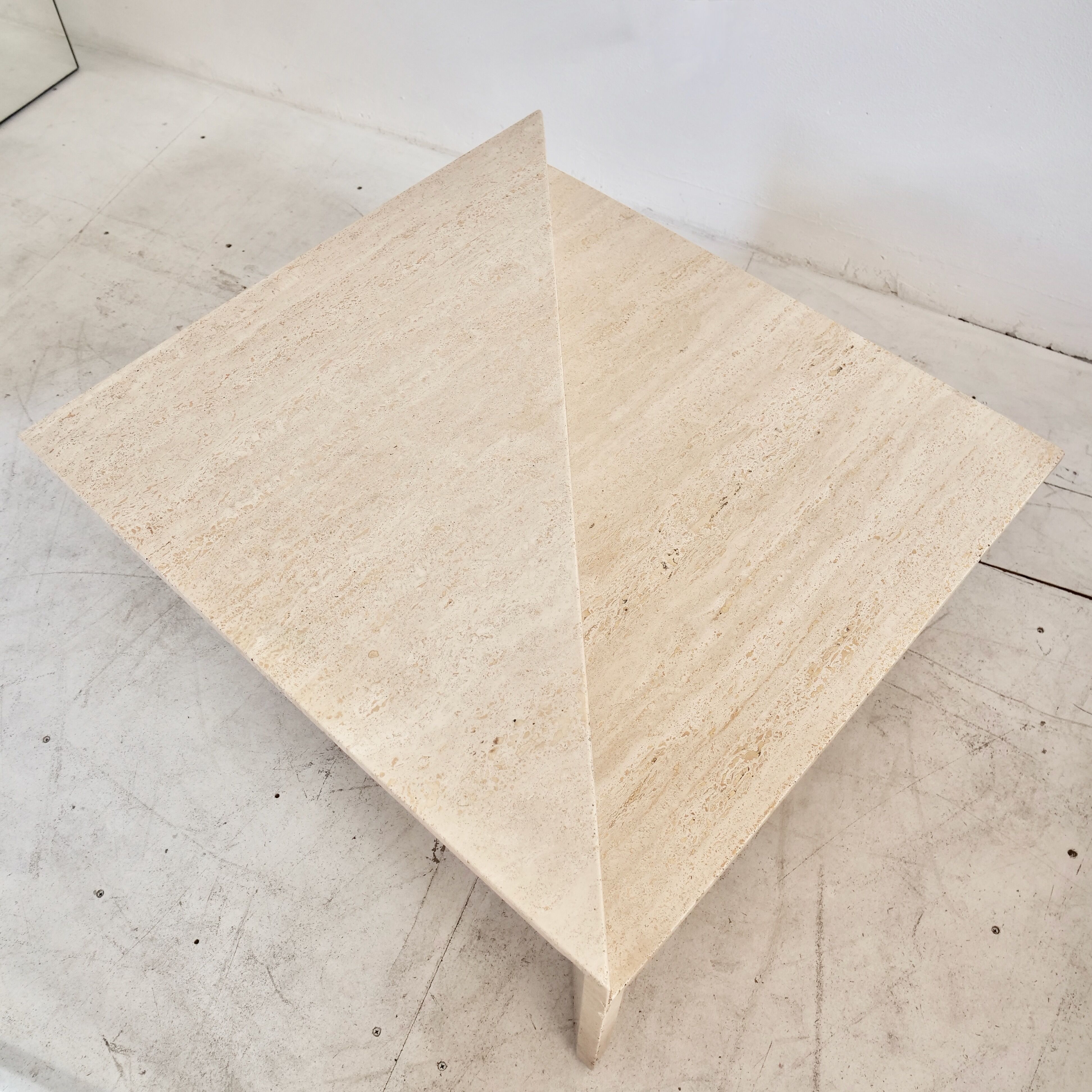 Table basse modulable en travertin Up & Up italie 1970