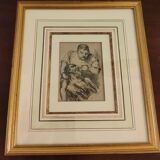 Print inspired by Tonny Johannot Don Quixote