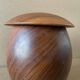 Old turned wooden box