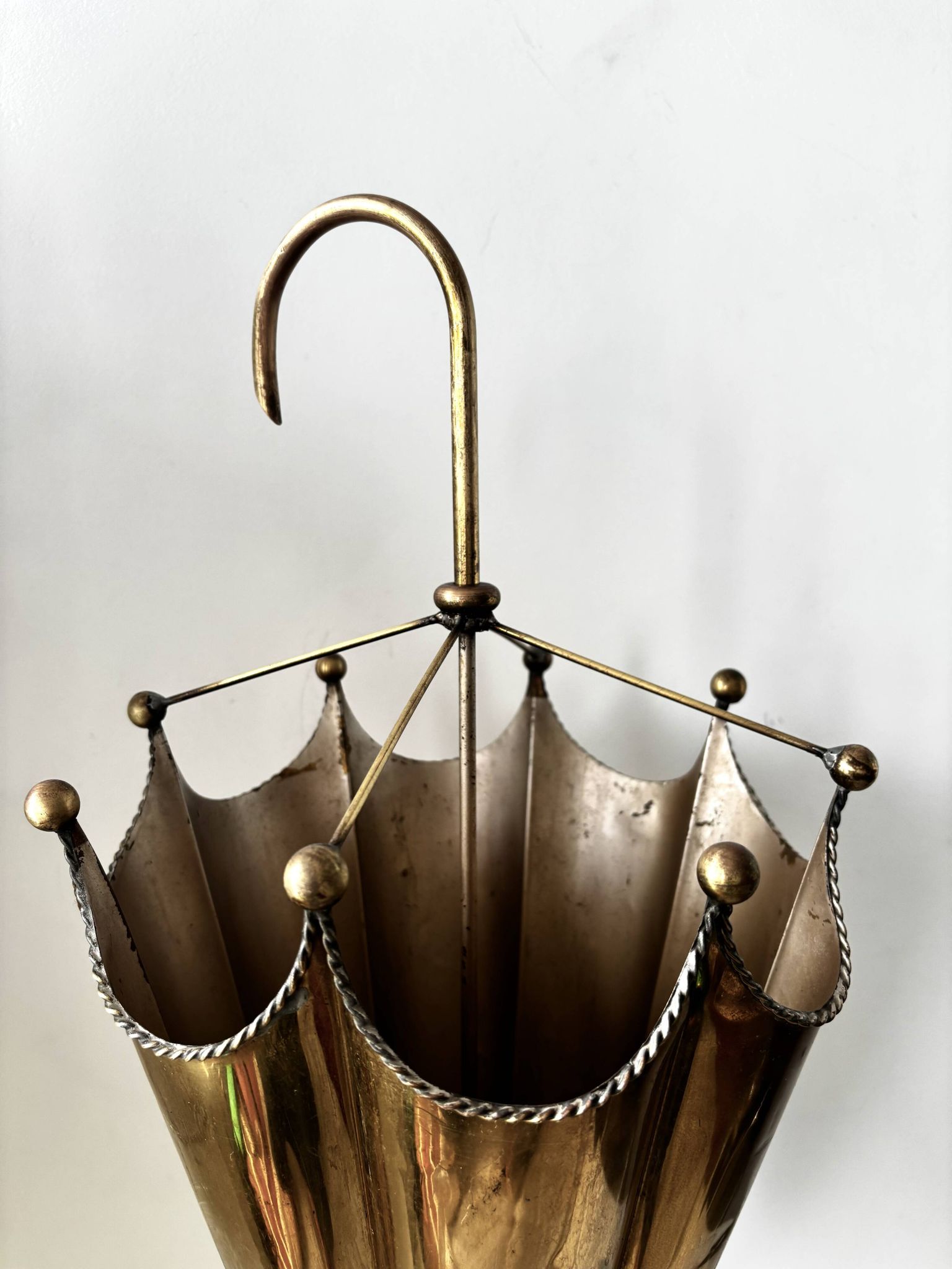 Porte parapluie en laiton 1960
