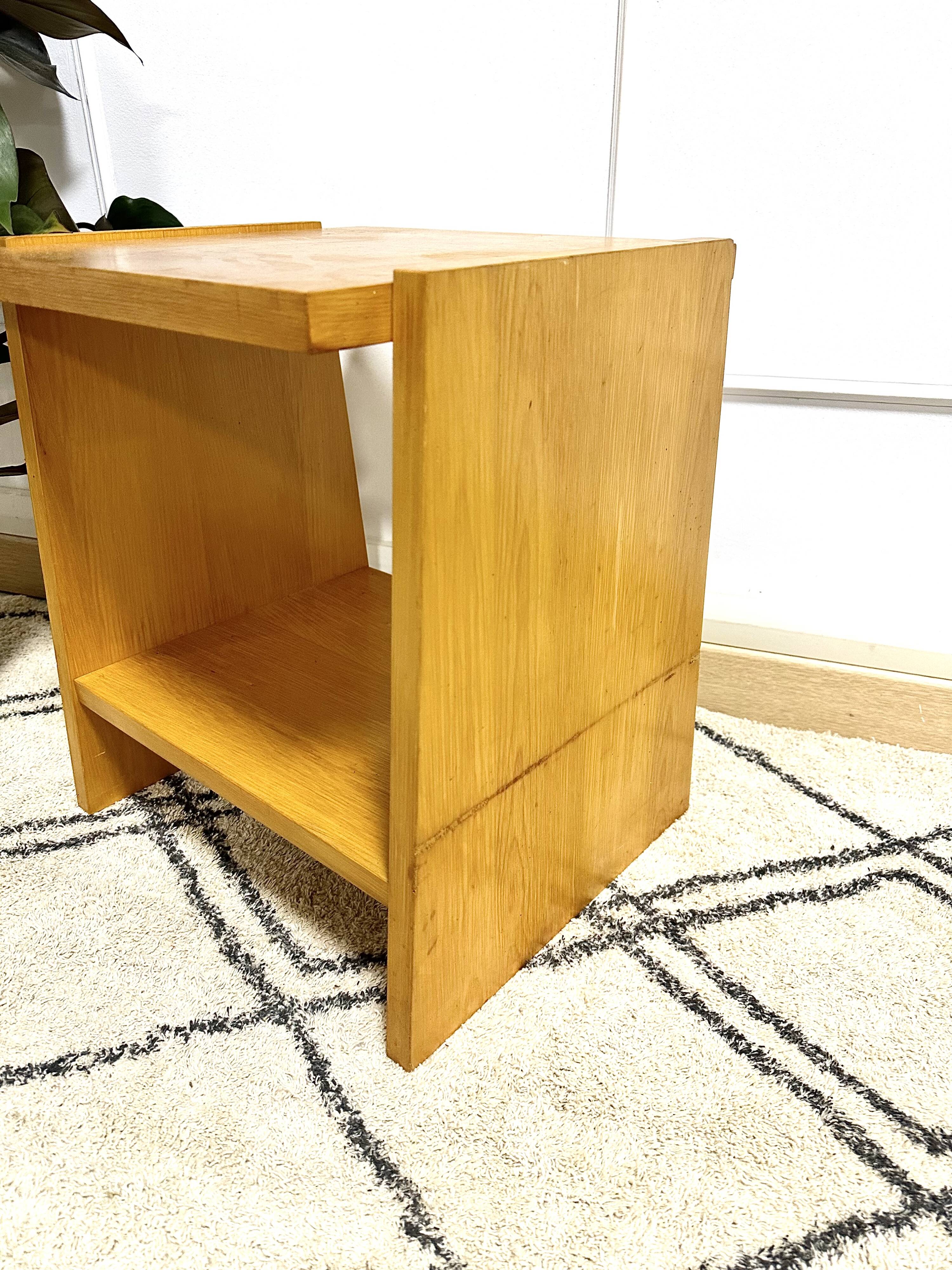 End of sofa or bedside table from the 50s