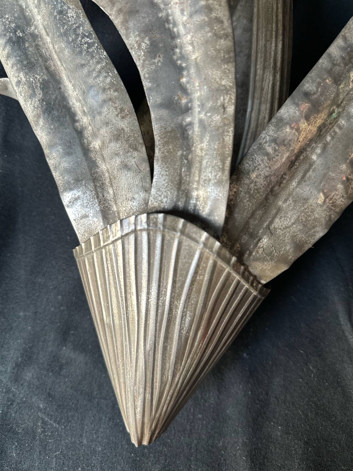 Large floral wall sconce