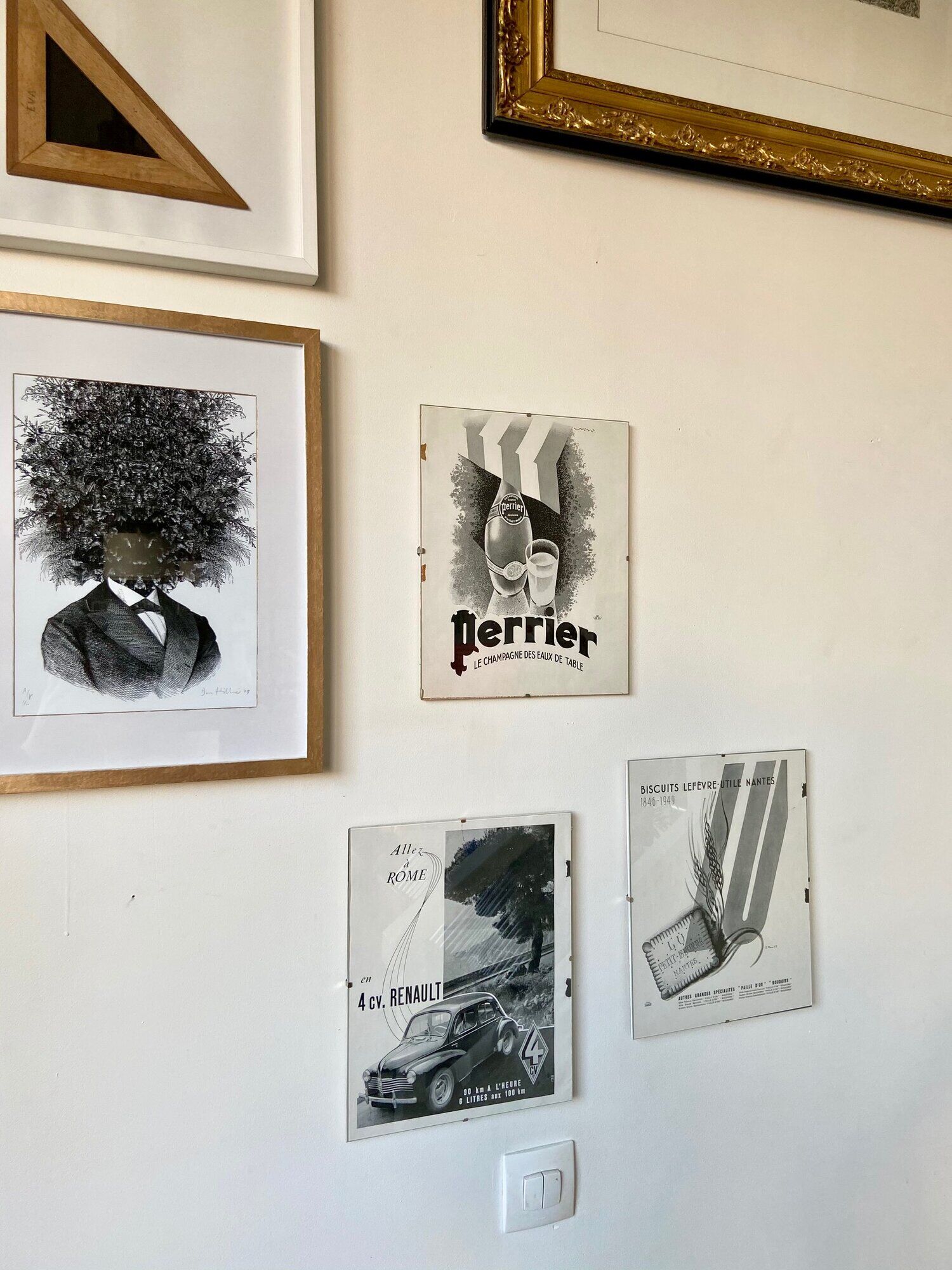 Perrier advertising poster