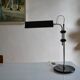Vintage black modernist table lamp 50 1950 Bauhaus