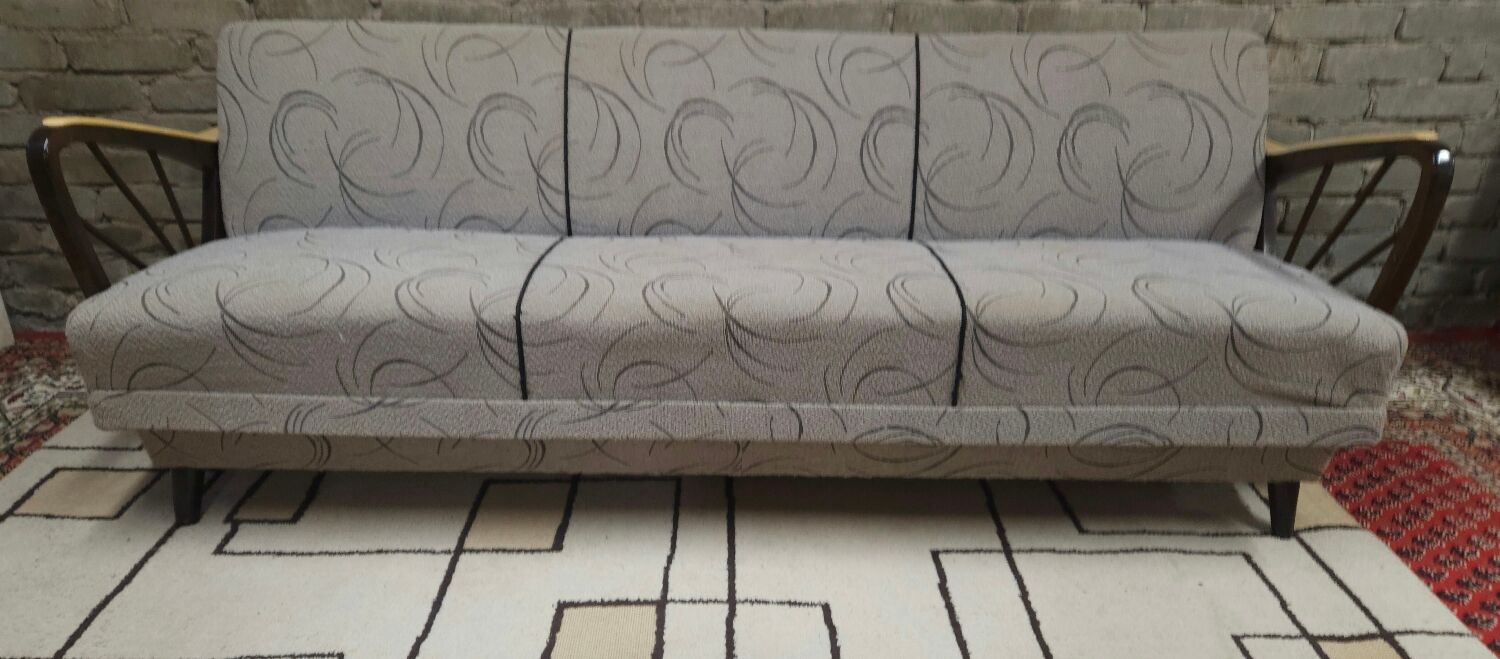 Vintage 1950s daybed sofa