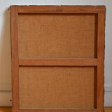 Portrait by Henri Zayan, HST painting, French school, mid-20th century.