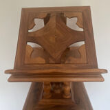Walnut wood lectern