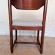 Lot de 6 chaises en teck Danemark 1960