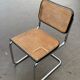 Cesca design chair b32 model in black and chrome