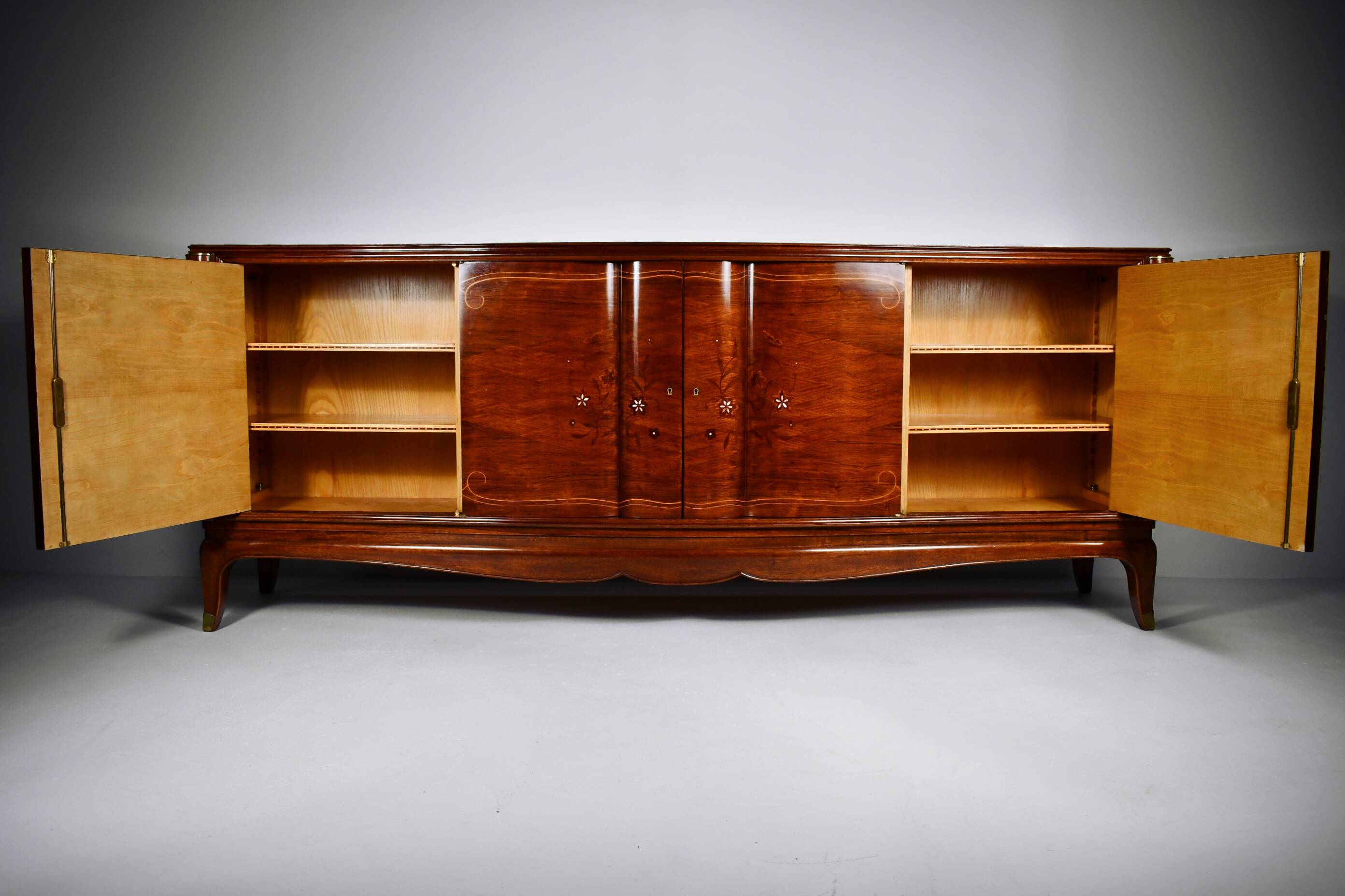 Vintage Art Deco sideboard by Jules Leleu, France 1940