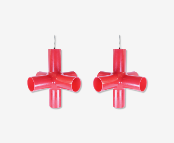 Suspensions Jan Melis & Ben Oostrum pour Dark Crosslight rouge