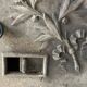 Mirus old enameled cast iron wood stove