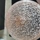Lot of pink clichy glass paste globes for art deco chandeliers